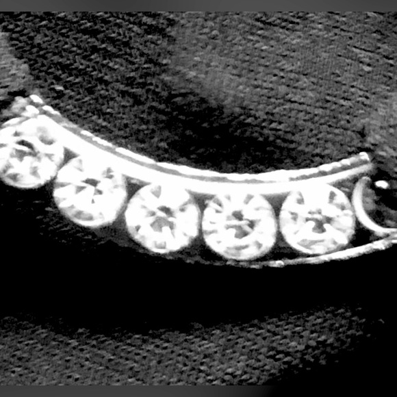 Glamour  Party Dress 4P Faux Wrap stretchy gathered side rhinestone’s buckle - Picture 3 of 15